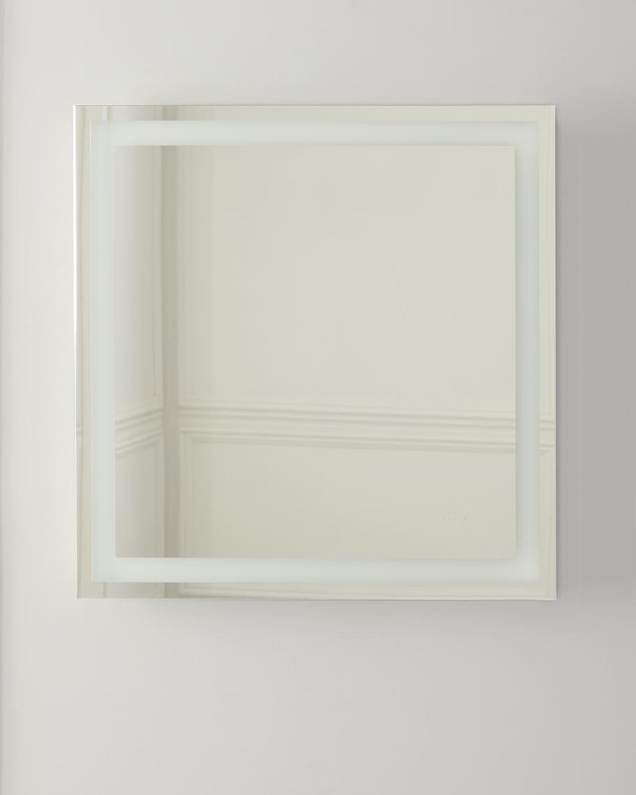 Ellington Square LED Mirror with Defogger and Dimmer, 3000K/4000K/5000K ...