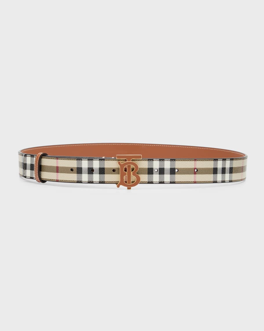 Burberry TB Check Belt | Neiman Marcus