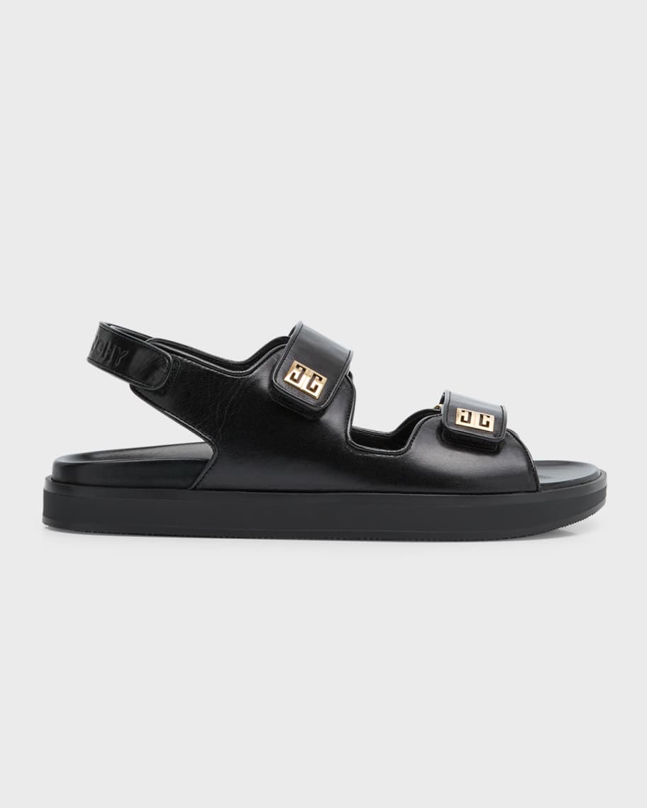 GIVENCHY Strap flat denim sandals サンダル ジバンシー GIVENCHY 4G Denim Sandals | endource