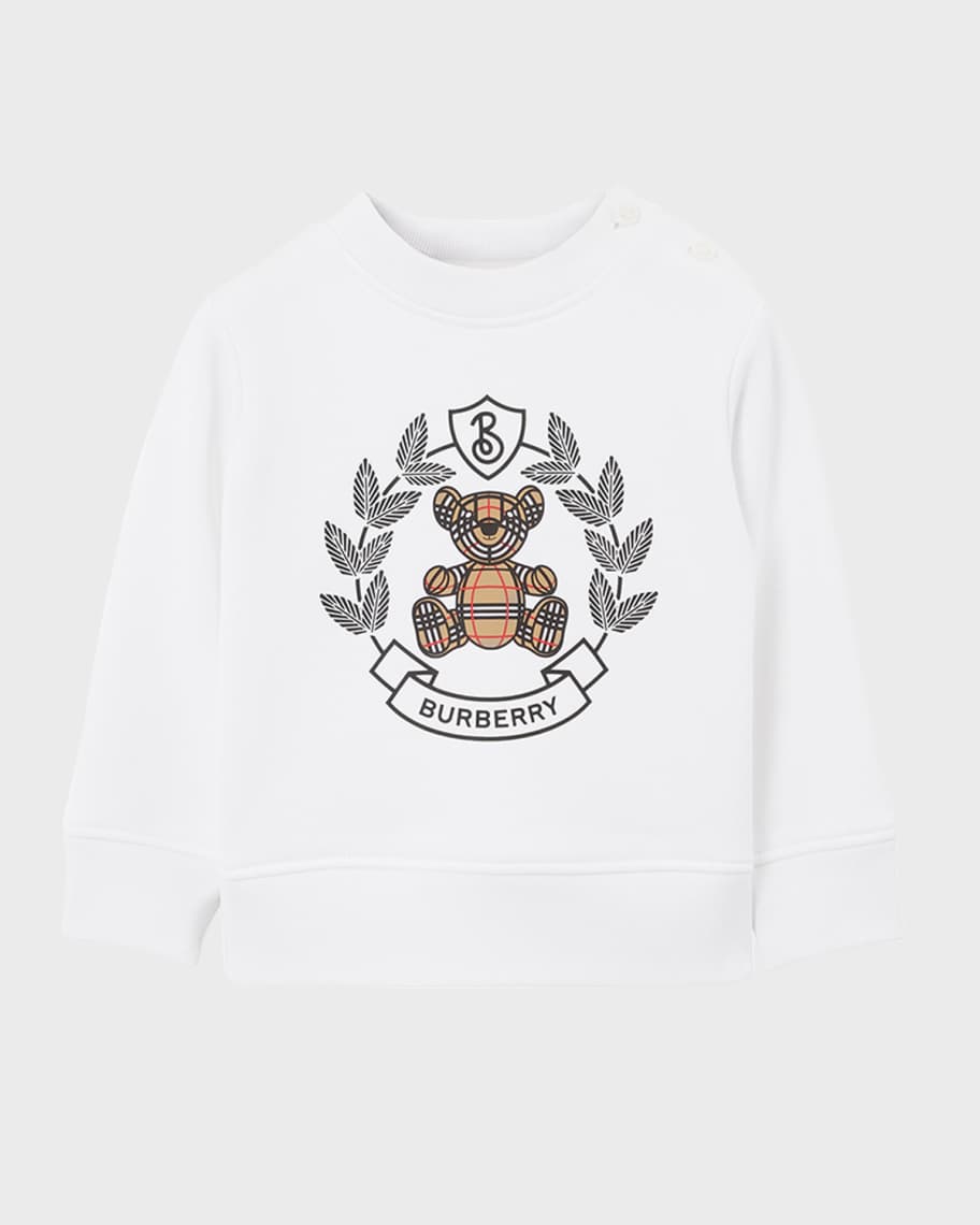 Burberry embroidered logo sweatshirt shop