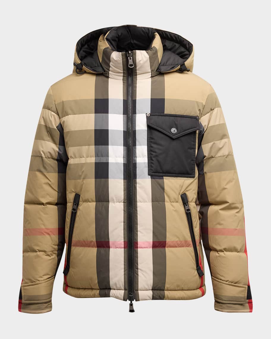 【BURBERRY】REVERSIBLE CHECK PUFFER JACKET F2029CA1-8C17-48C0-9171-