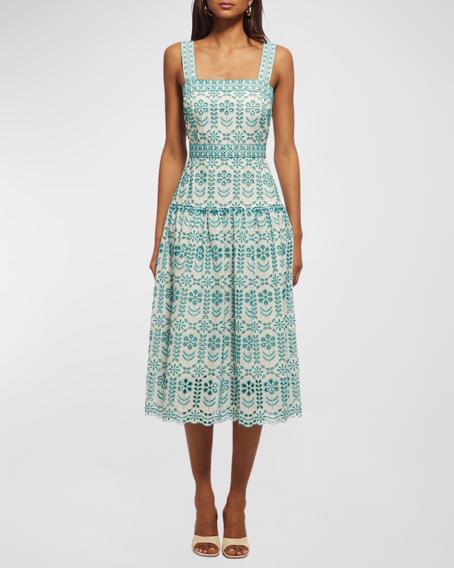 Shoshanna 2025 eyelet dress