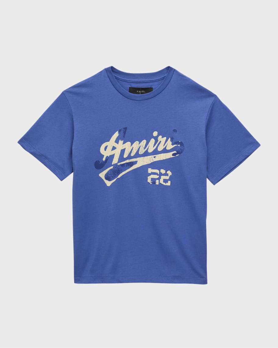 Amiri Kid's Varsity Logo-Print T-Shirt, Size 4-12 | Neiman Marcus