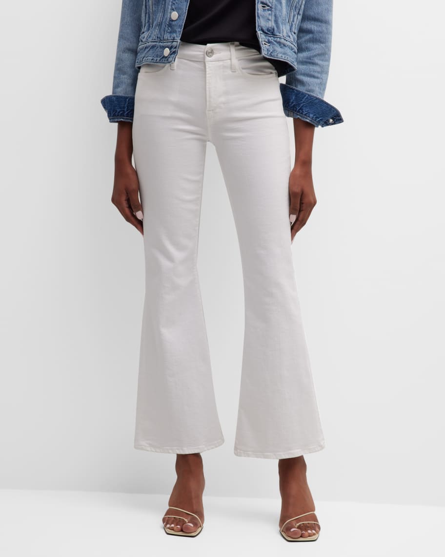 FRAME Le Easy Flare Ankle Jeans | Neiman Marcus