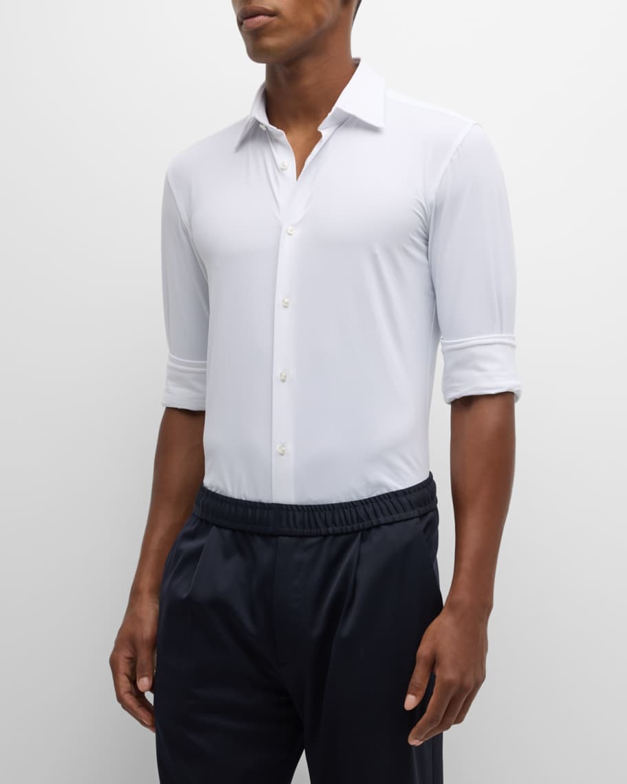 BOSS Men's Cotton-Stretch Sport Shirt | Neiman Marcus