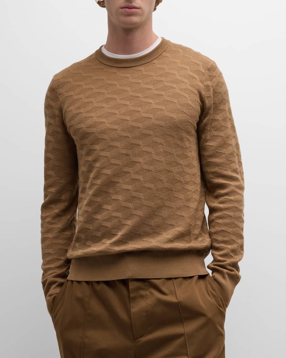 Louis Vuitton Knit Jacquard Monogram Pocket T-Shirt
