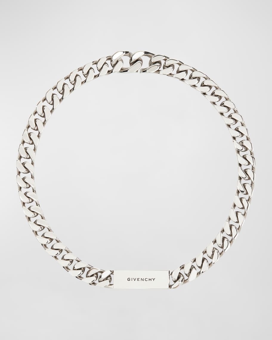 Givenchy Men's ID Logo Chain Necklace | Neiman Marcus