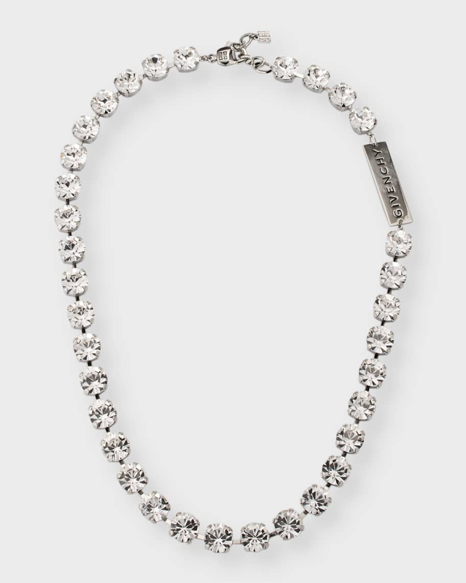 Givenchy Men s 4G Crystal Short Necklace Neiman Marcus
