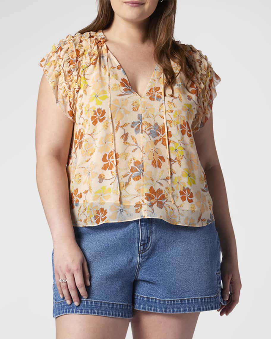 Neiman marcus on sale plus size blouses