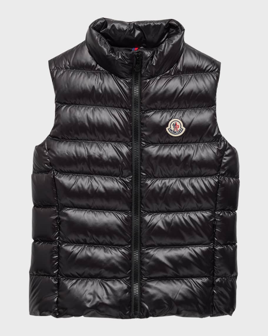Moncler Kid's Ghany Quilted Puffer Down Vest, Size 8-14 | Neiman Marcus
