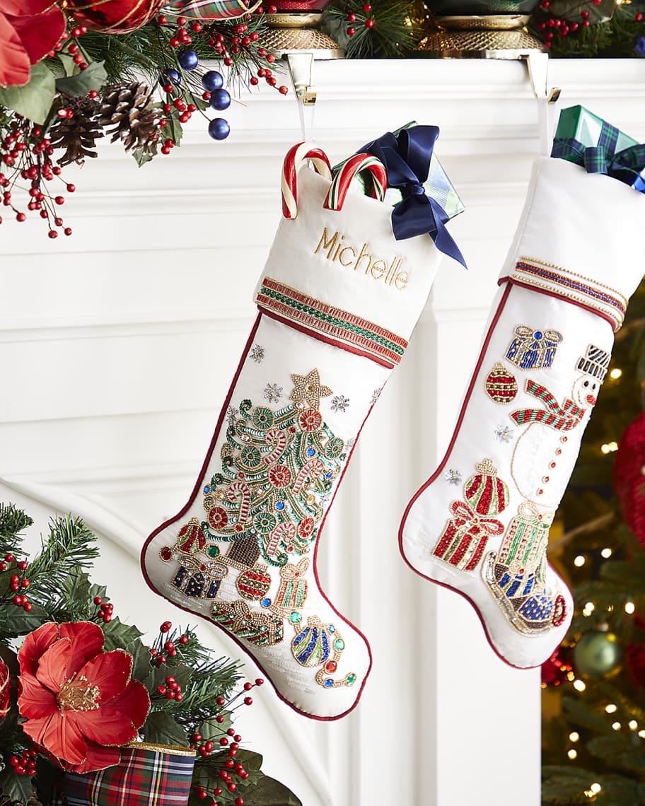 Kim Seybert Christmas Wonderland Stocking Neiman Marcus