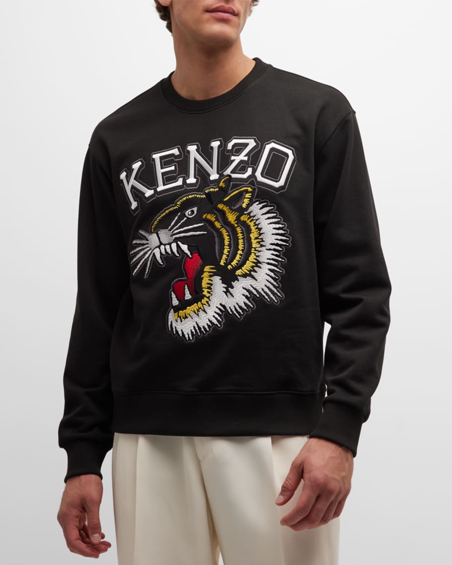 Kenzo Men's Tiger Varsity Classic Sweatshirt | Neiman Marcus