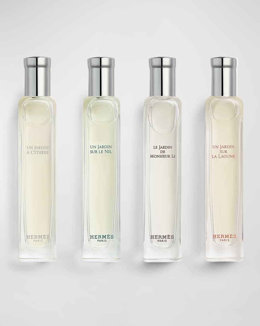HERMES COLLECTION PAREUMS-JARDINS 4本セット Hermes The Parfums-Jardins Collection Travel Set, 4 x 0.5 oz