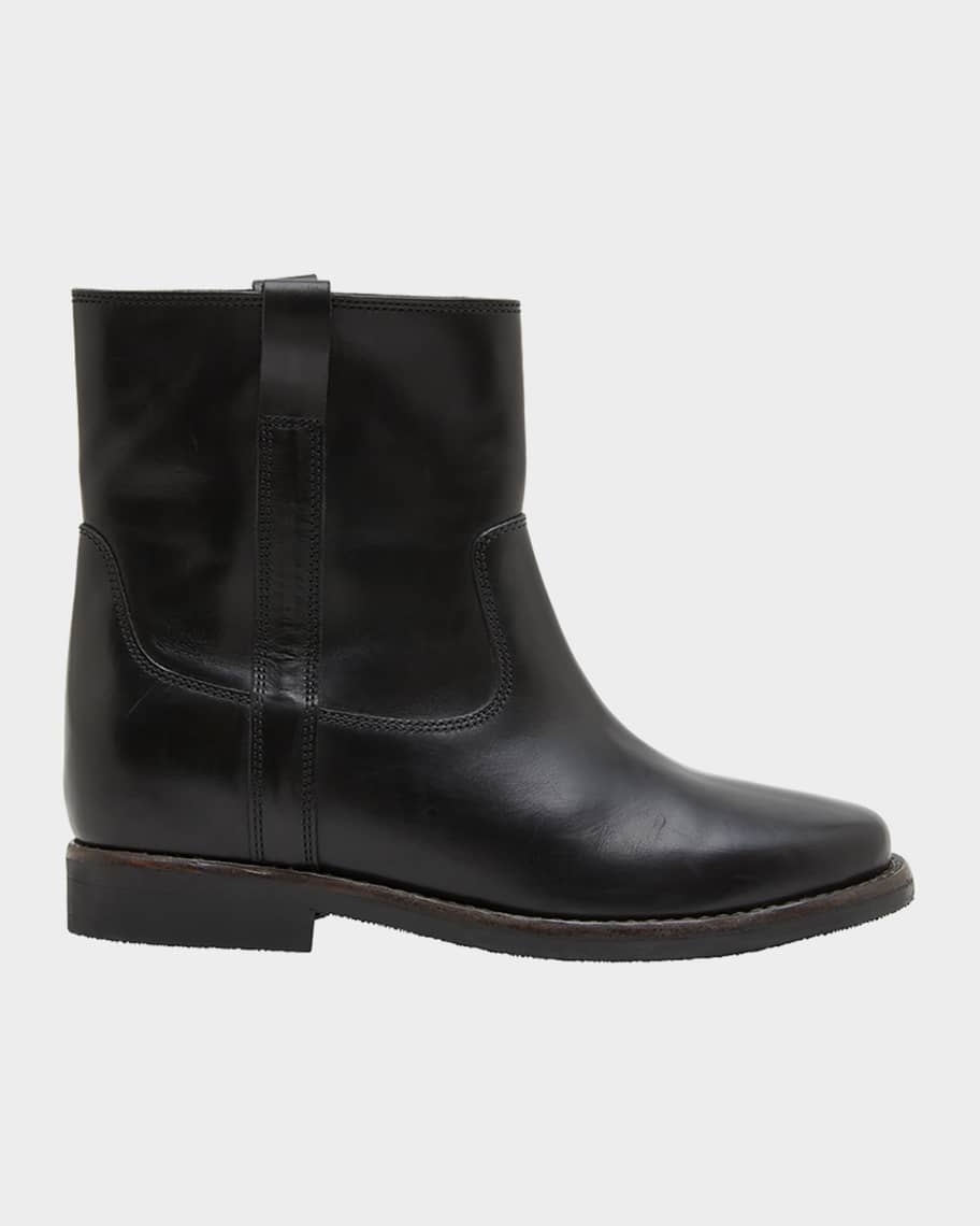 Isabel Marant Susee Leather Ankle Booties | Neiman Marcus