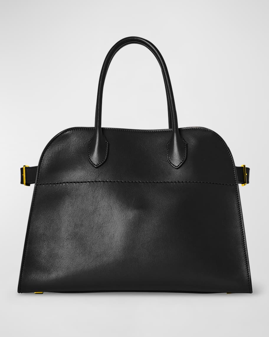 THE ROW Margaux 12 Top-Handle Bag in Leather | Neiman Marcus