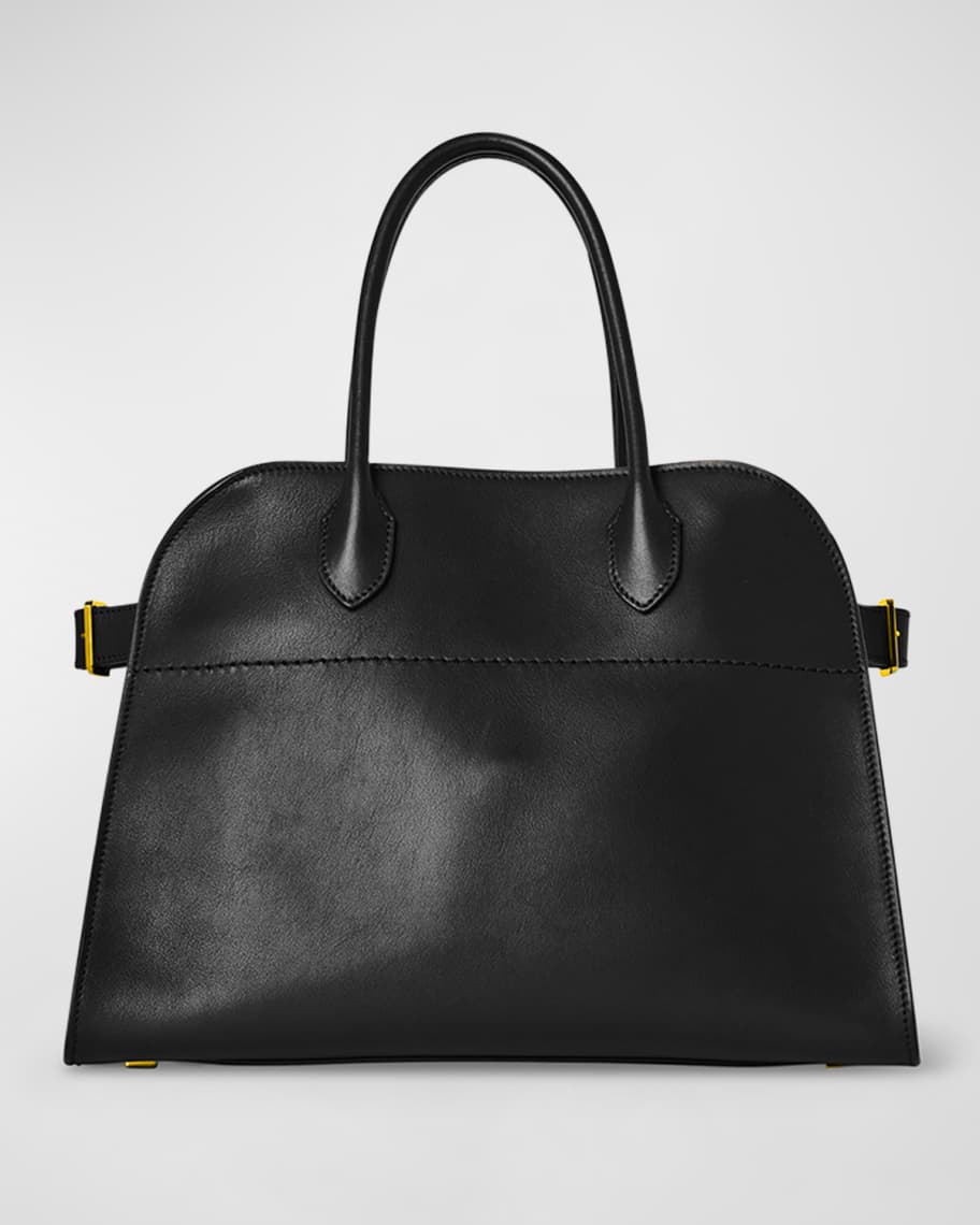 THE ROW Margaux 12 Top-Handle Bag in Leather