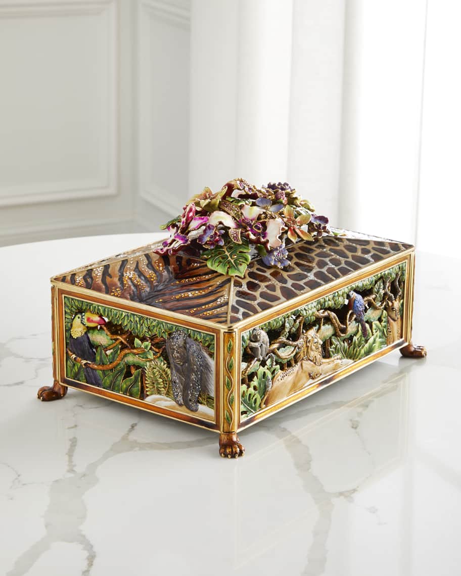 レビュー高評価商品 Jay Strongwater Jungle Box | Neiman Marcus ヘアアクセサリー