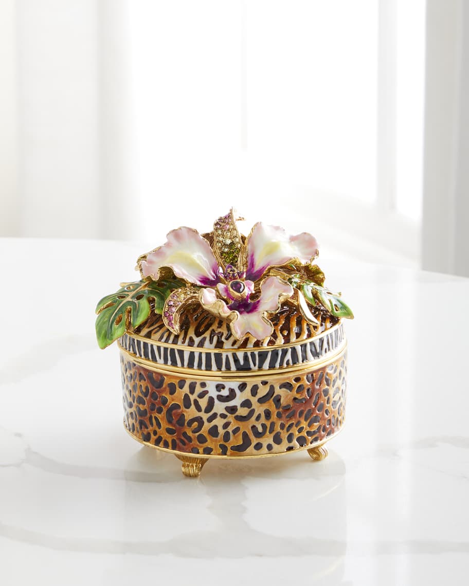 小物入れ JAY STRONGWATER HUMMINGBIRD Jay Strongwater Mini Jungle Box | Neiman Marcus
