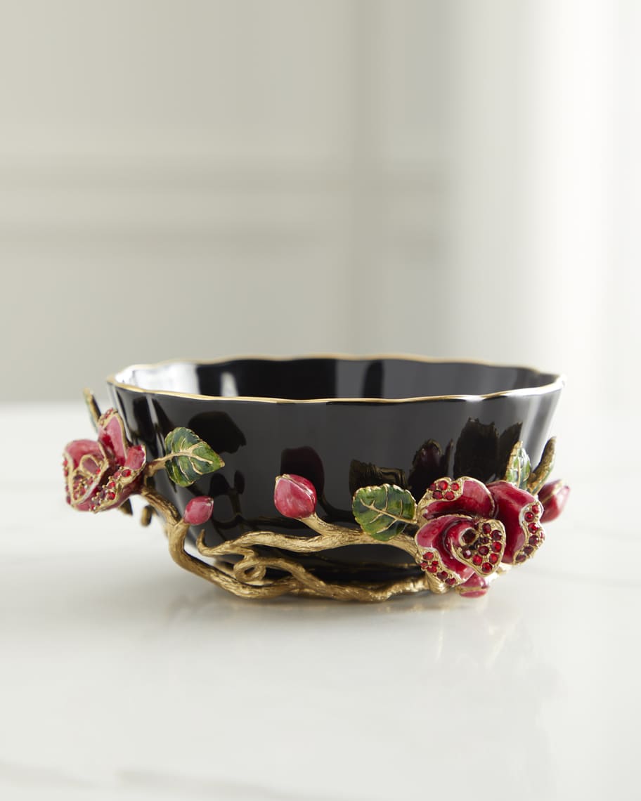 Jay Strongwater Nightbloom Bowl Neiman Marcus