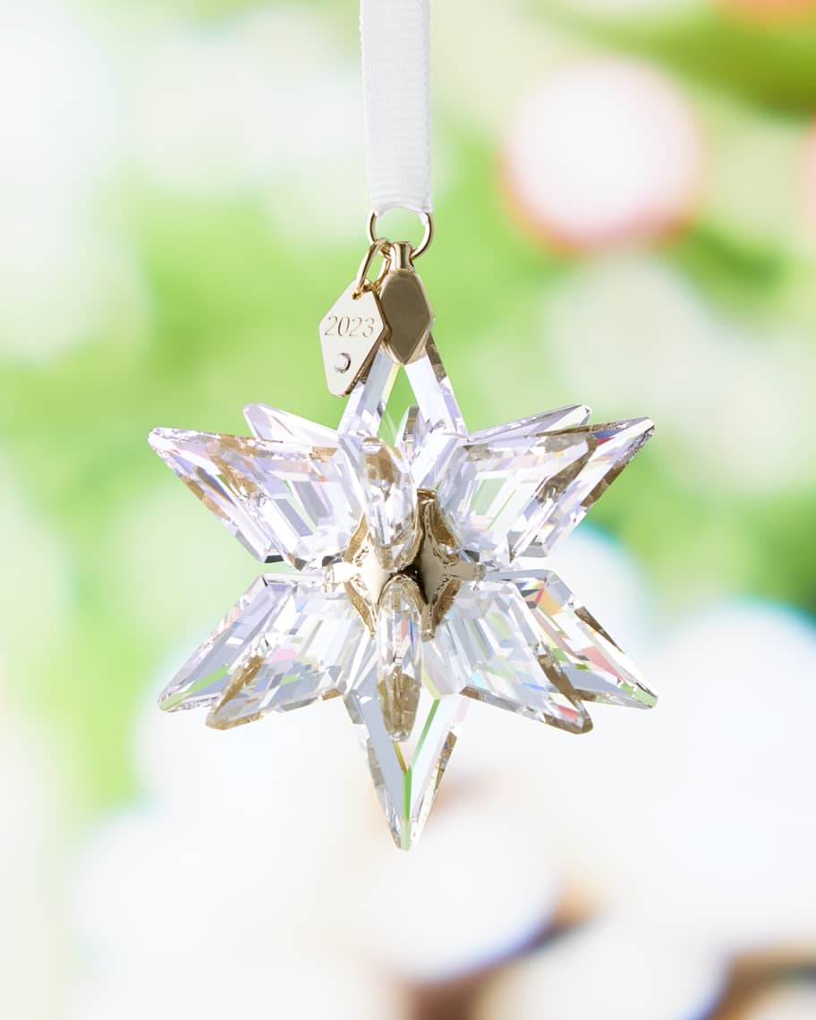 SWAROVSKI 3D Annual Edition Star 2023 Christmas Ornament Neiman Marcus