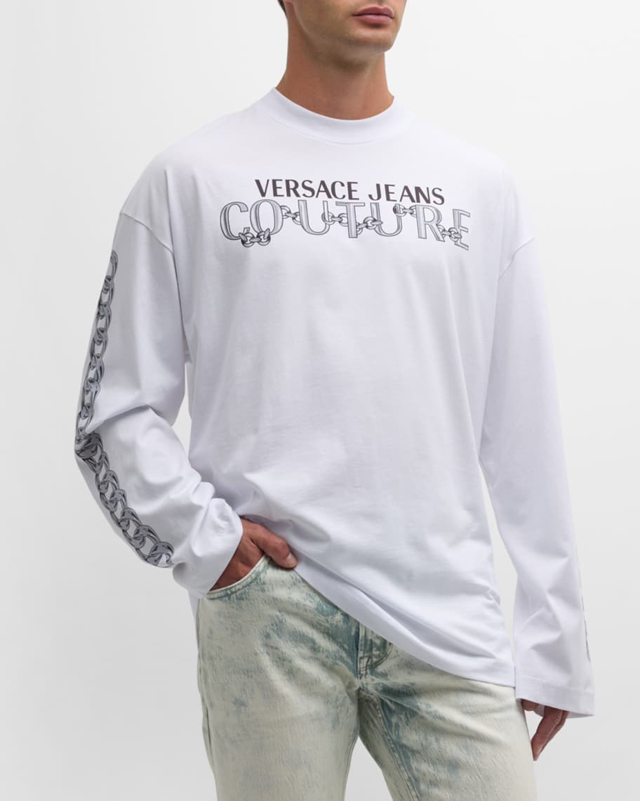 Versace t shirt full sleeve hot sale