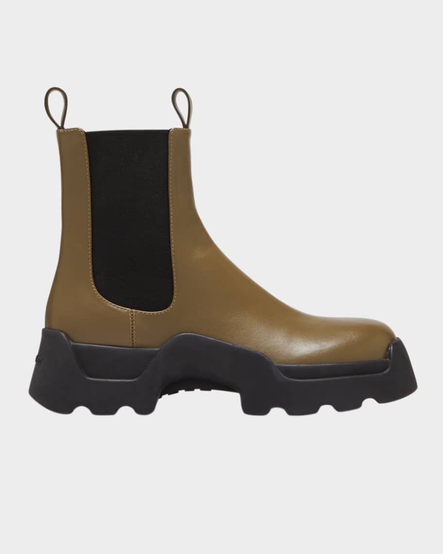 proenza schouler topstitched leather chelsea boots