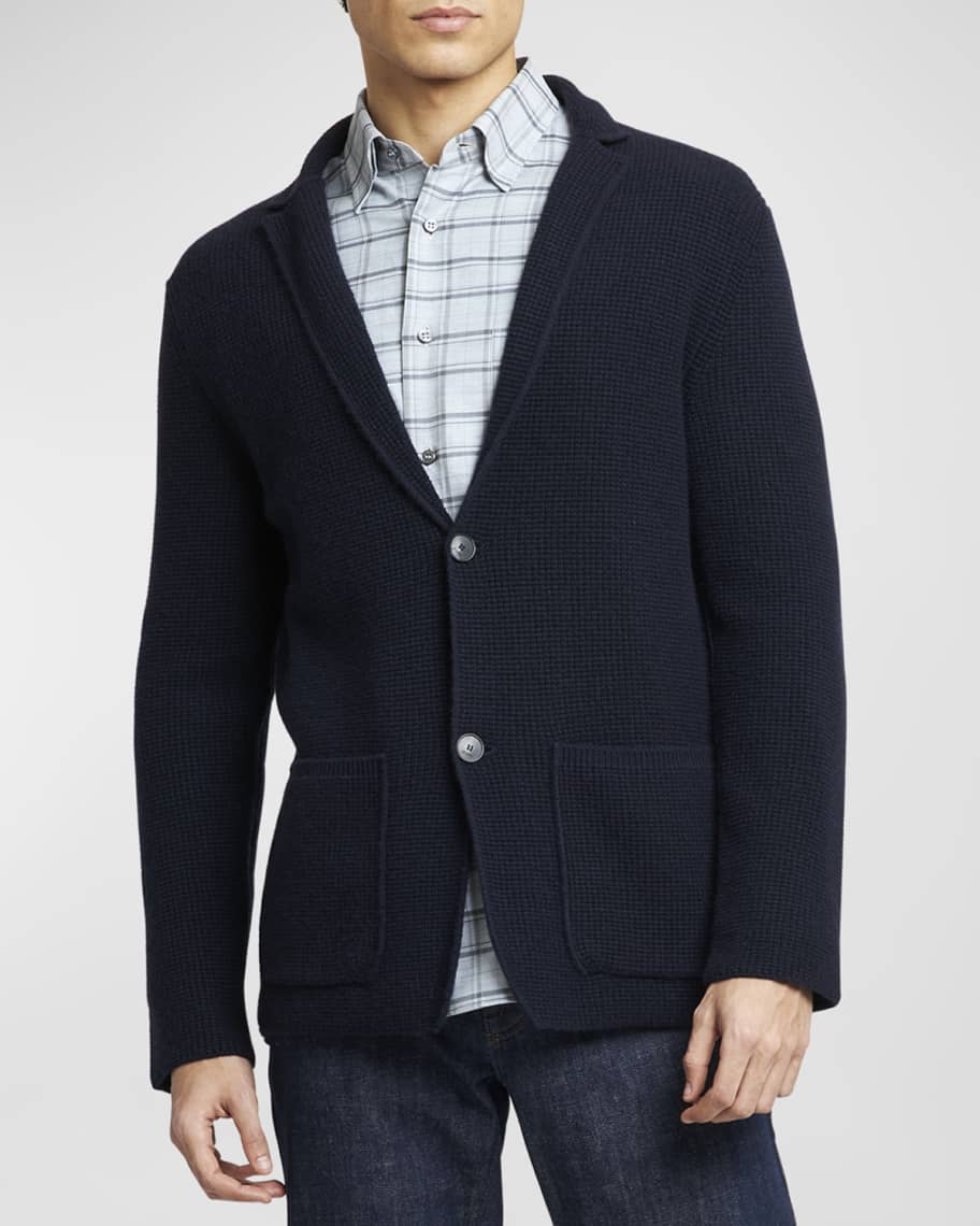 Brioni Men's Knit Sweater Jacket | Neiman Marcus