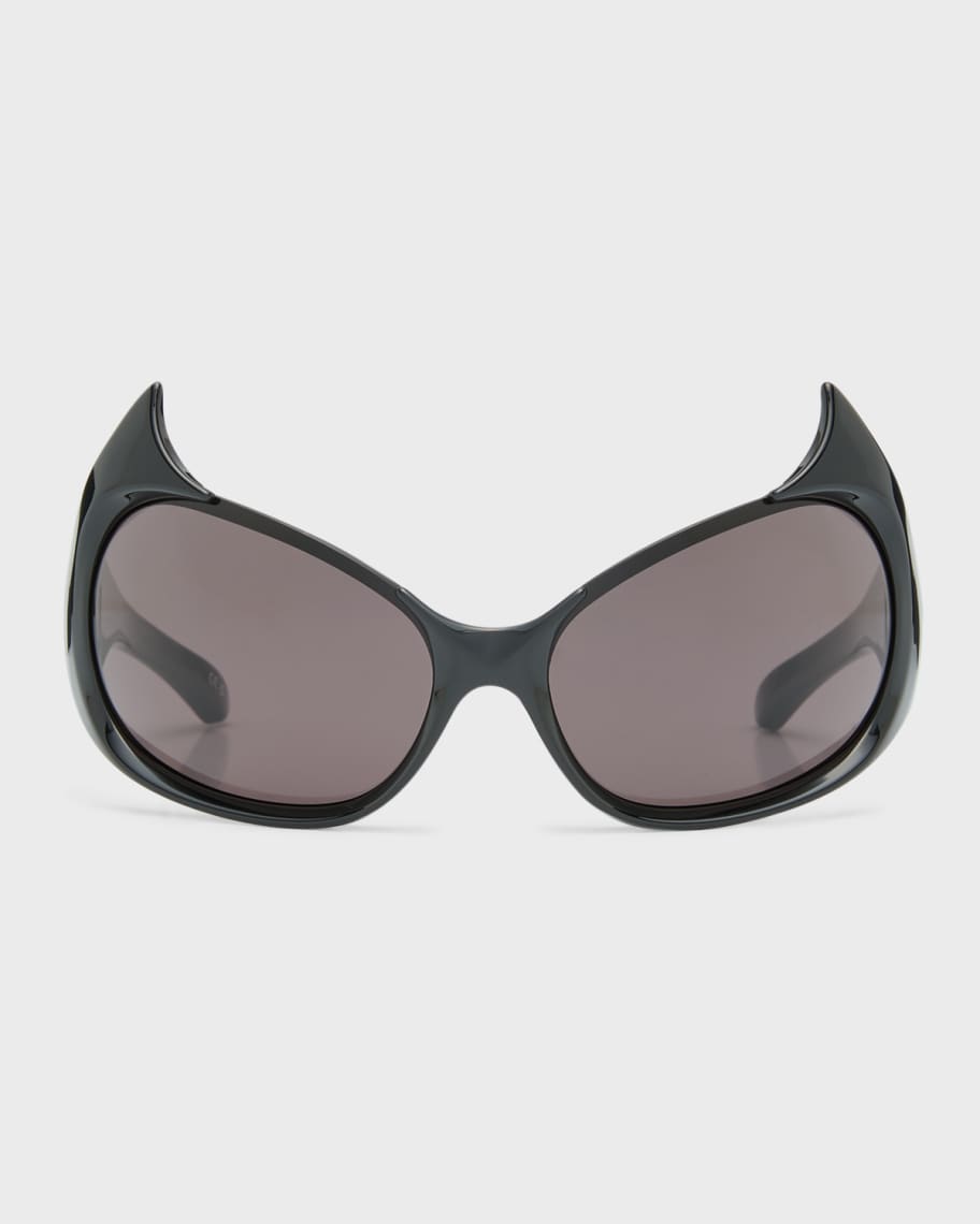Image 1 of 5: Gotham Injected Nylon Wrap Sunglasses
