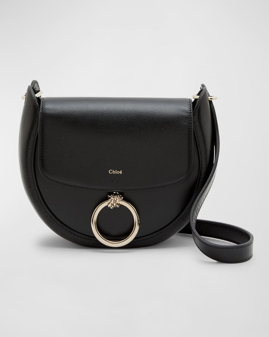 Chloe Arlene Leather Saddle Crossbody Bag | Neiman Marcus