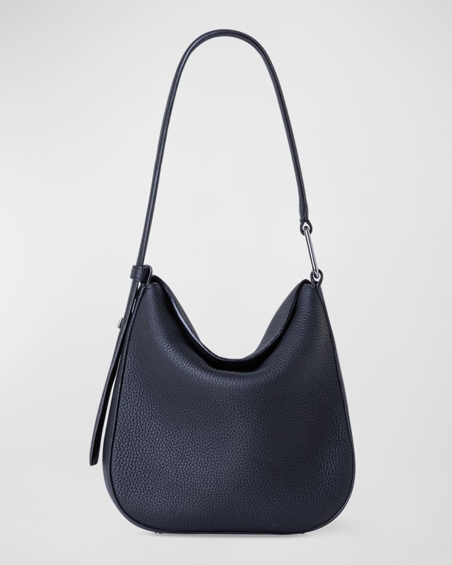 Akris Anna Little Leather Hobo Bag | Neiman Marcus