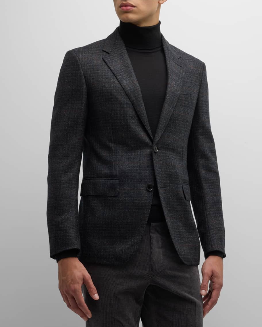 ZEGNA Men's Wool Windowpane Sport Coat | Neiman Marcus