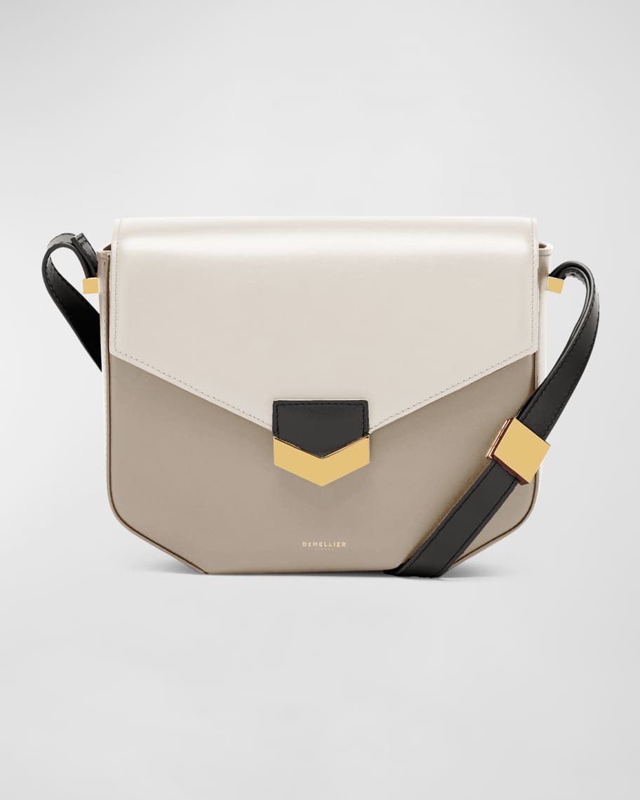 DeMellier London Leather Saddle Shoulder Bag | Neiman Marcus