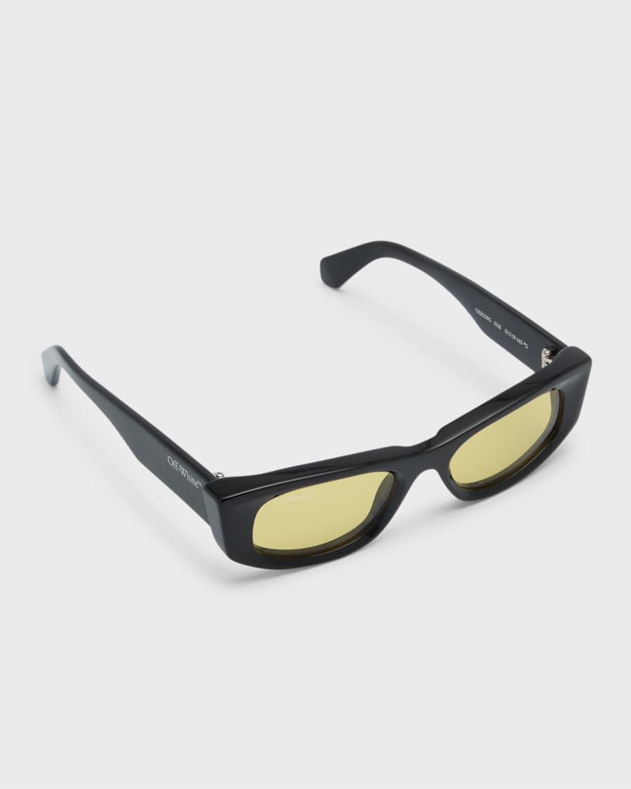 OFF-WHITE: Boston sunglasses in acetate - Black