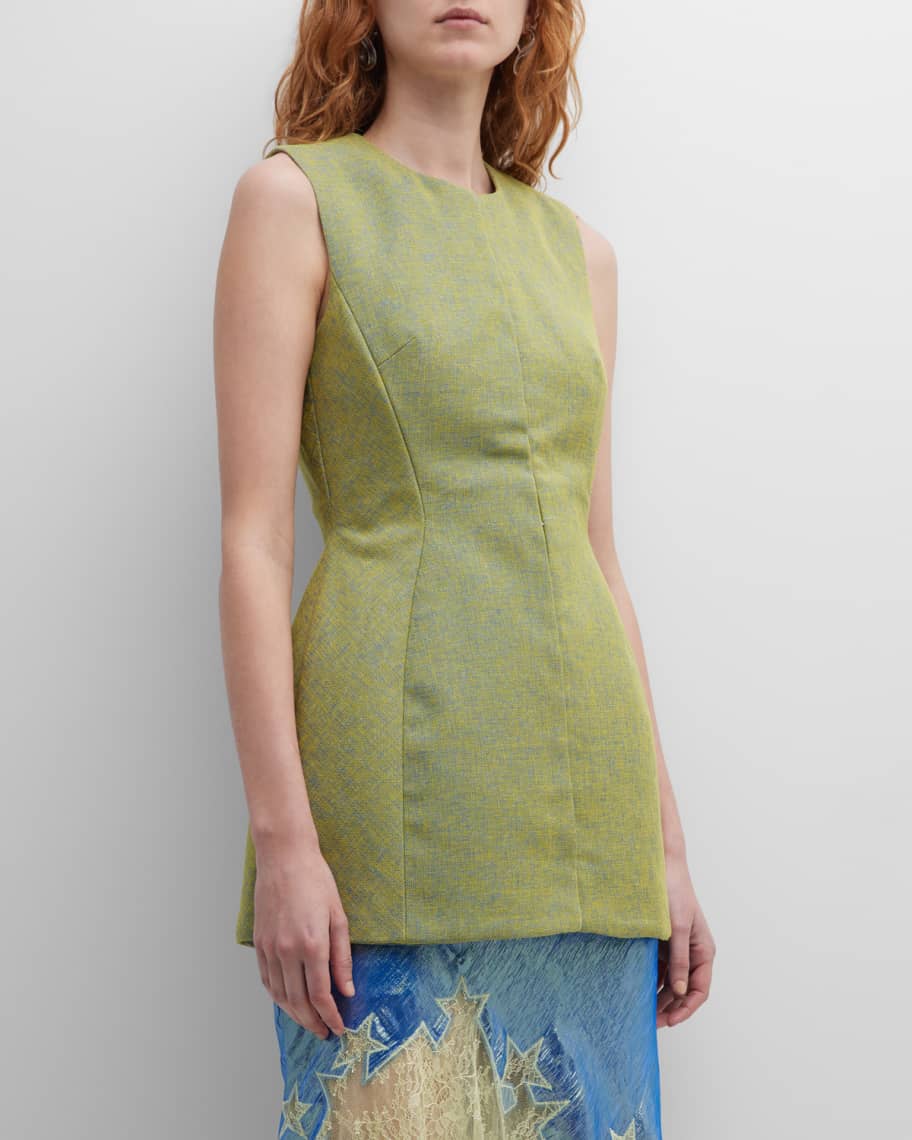 Tory burch sleeveless tunic dress online