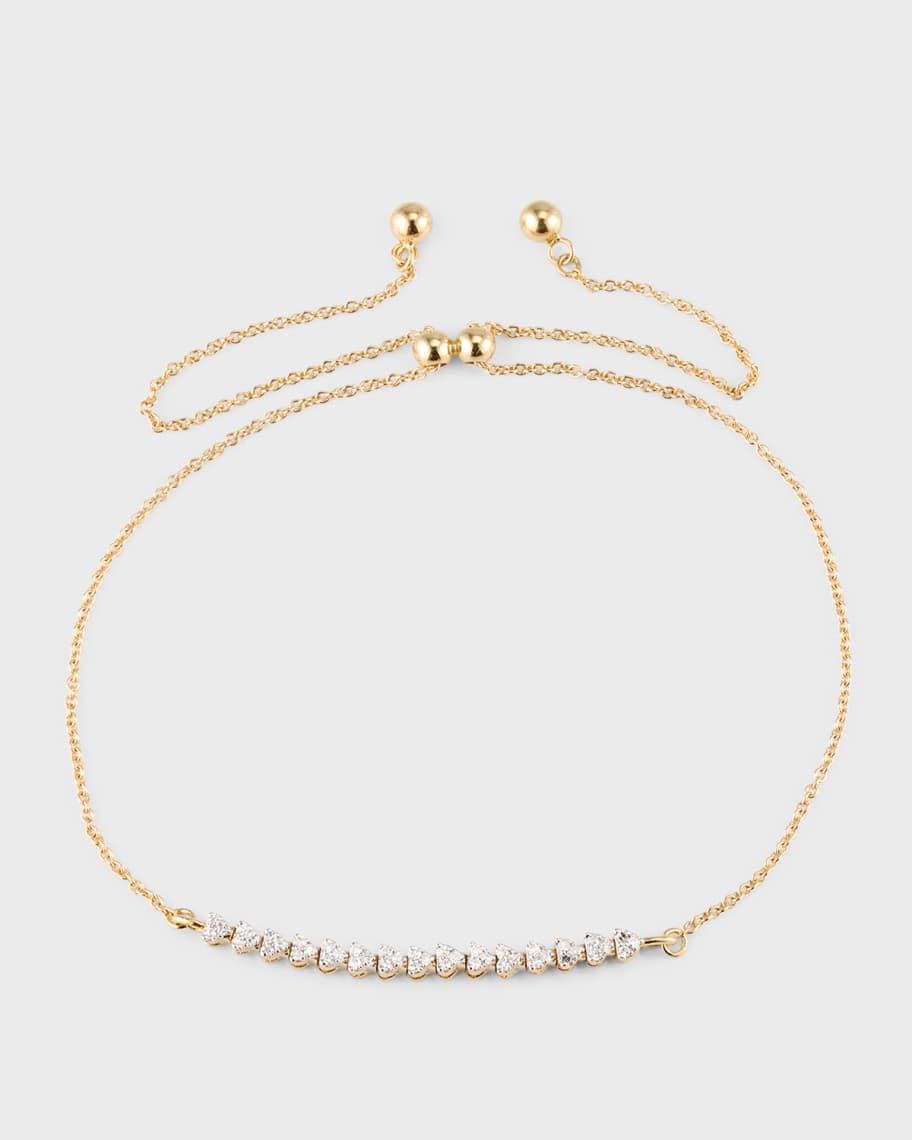 STONE AND STRAND Heart to Heart Diamond Bracelet Neiman Marcus