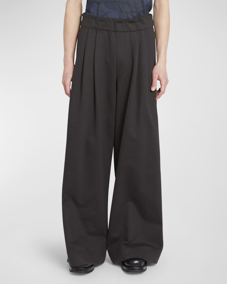 Dries Van Noten Men's Hama Wide-Leg Sweatpants | Neiman Marcus