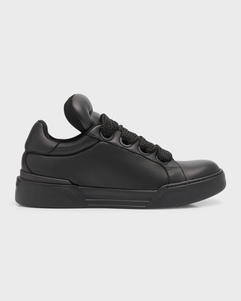Dolce&Gabbana Men's Mega Skate Leather Low-Top Sneakers | Neiman Marcus