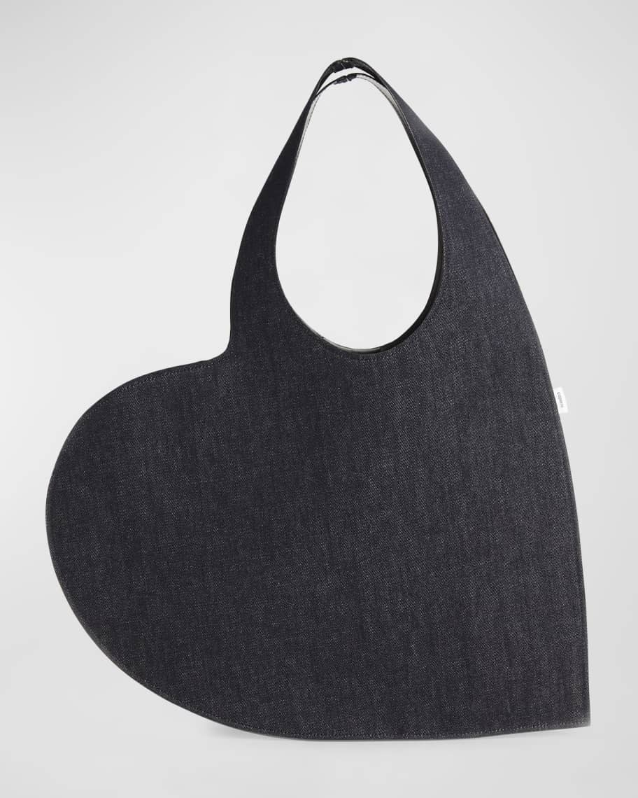 Coperni Heart Denim Tote Bag | Neiman Marcus