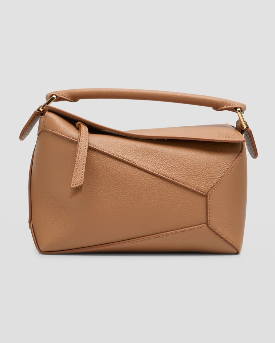 Loewe Small Puzzle Edge Leather Shoulder Bag | Neiman Marcus