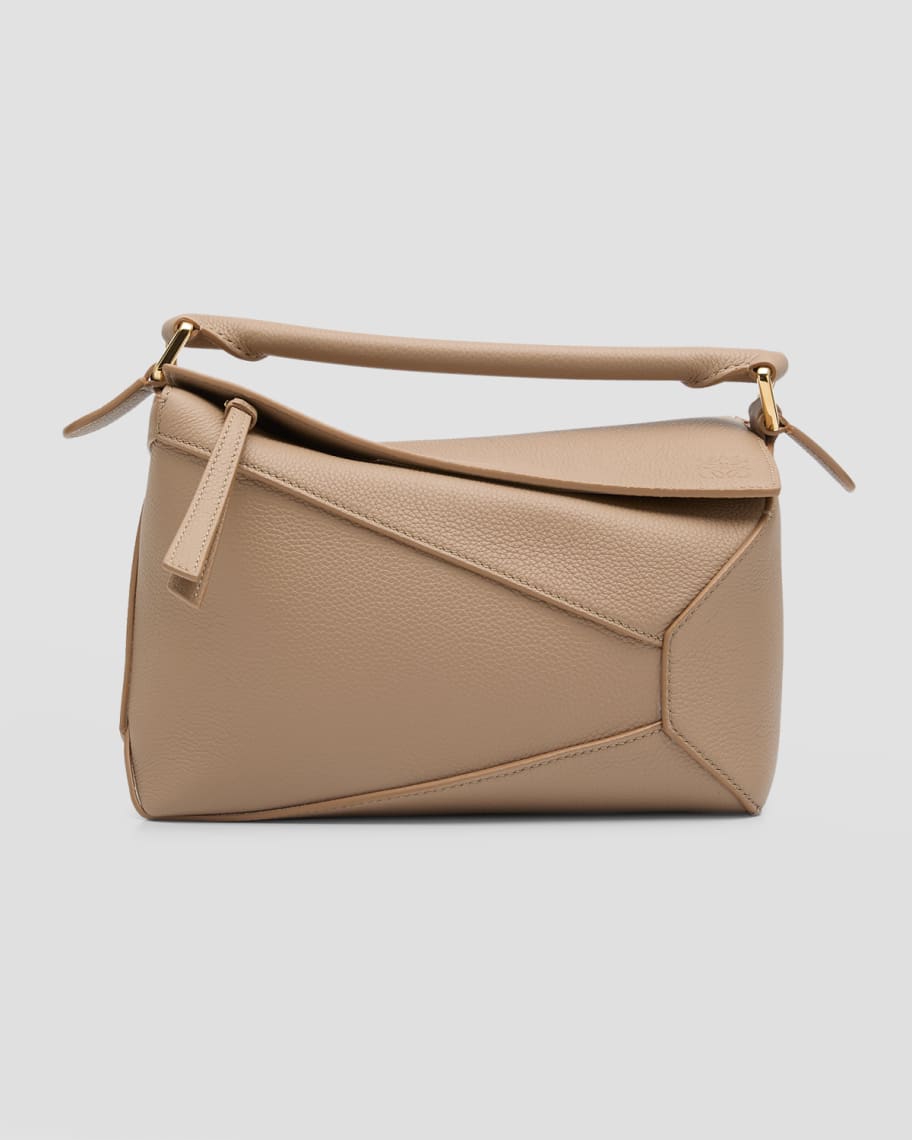 Loewe Small Puzzle Edge Leather Shoulder Bag | Neiman Marcus