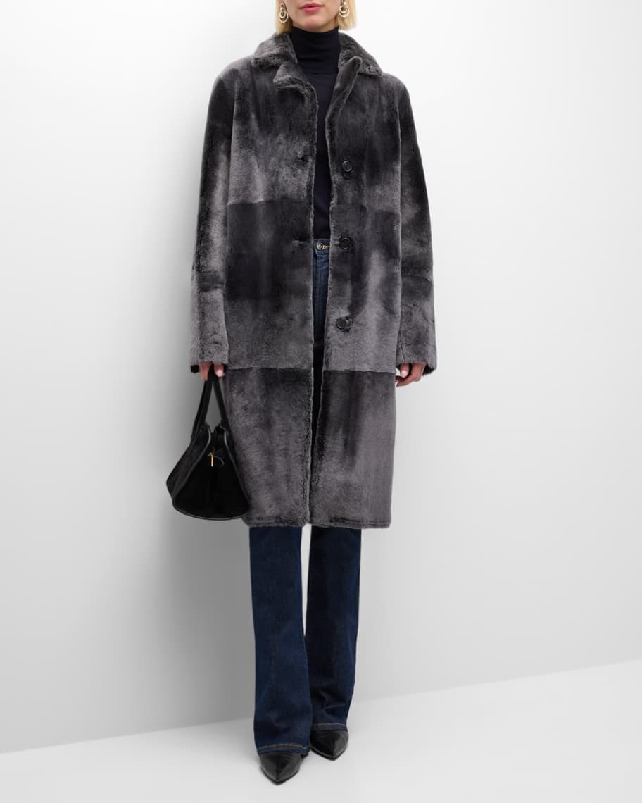ラッキーイノリ UTZON Caprina Shearling Coat | Neiman Marcus