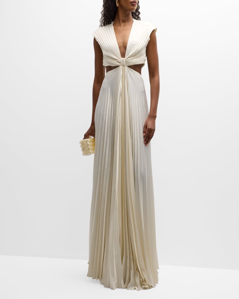 Blakely II Seamed Cut-Out Maxi Dress