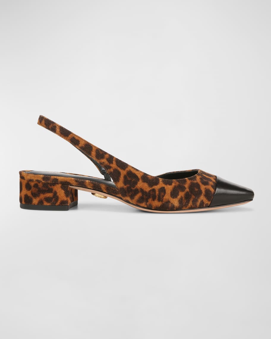Veronica beard leopard flats sale