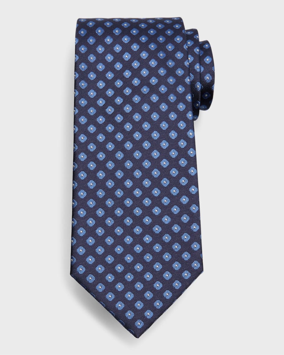 Brioni Men's Jacquard Silk Tie | Neiman Marcus
