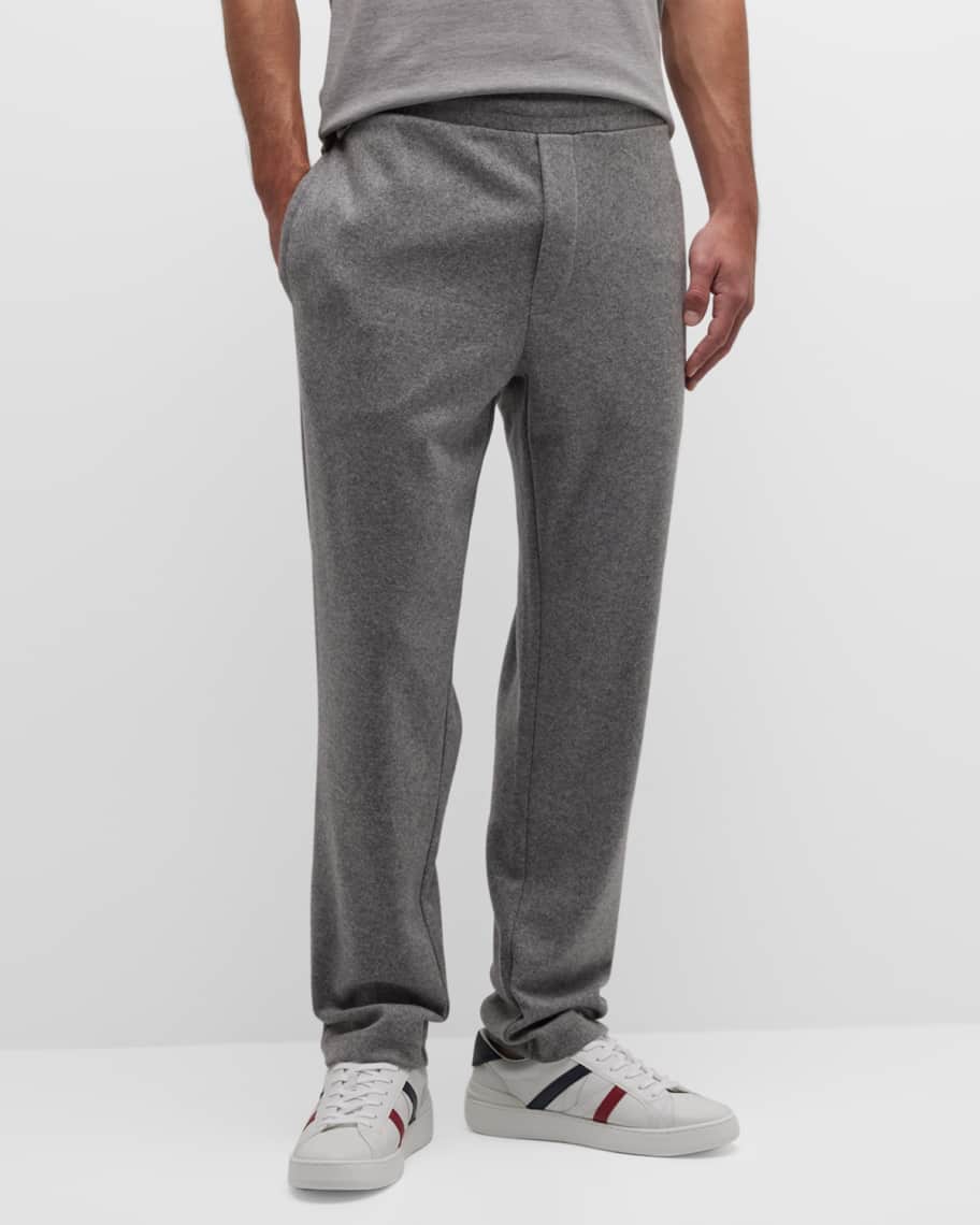 Moncler Men's Flannel Sweatpants | Neiman Marcus