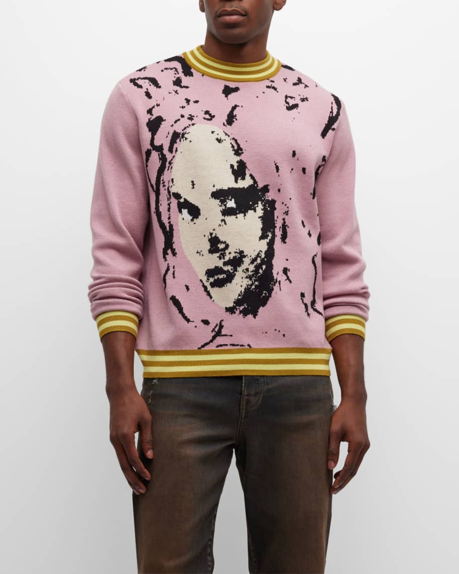 KidSuper Men's Con Artist Graphic Sweater | Neiman Marcus