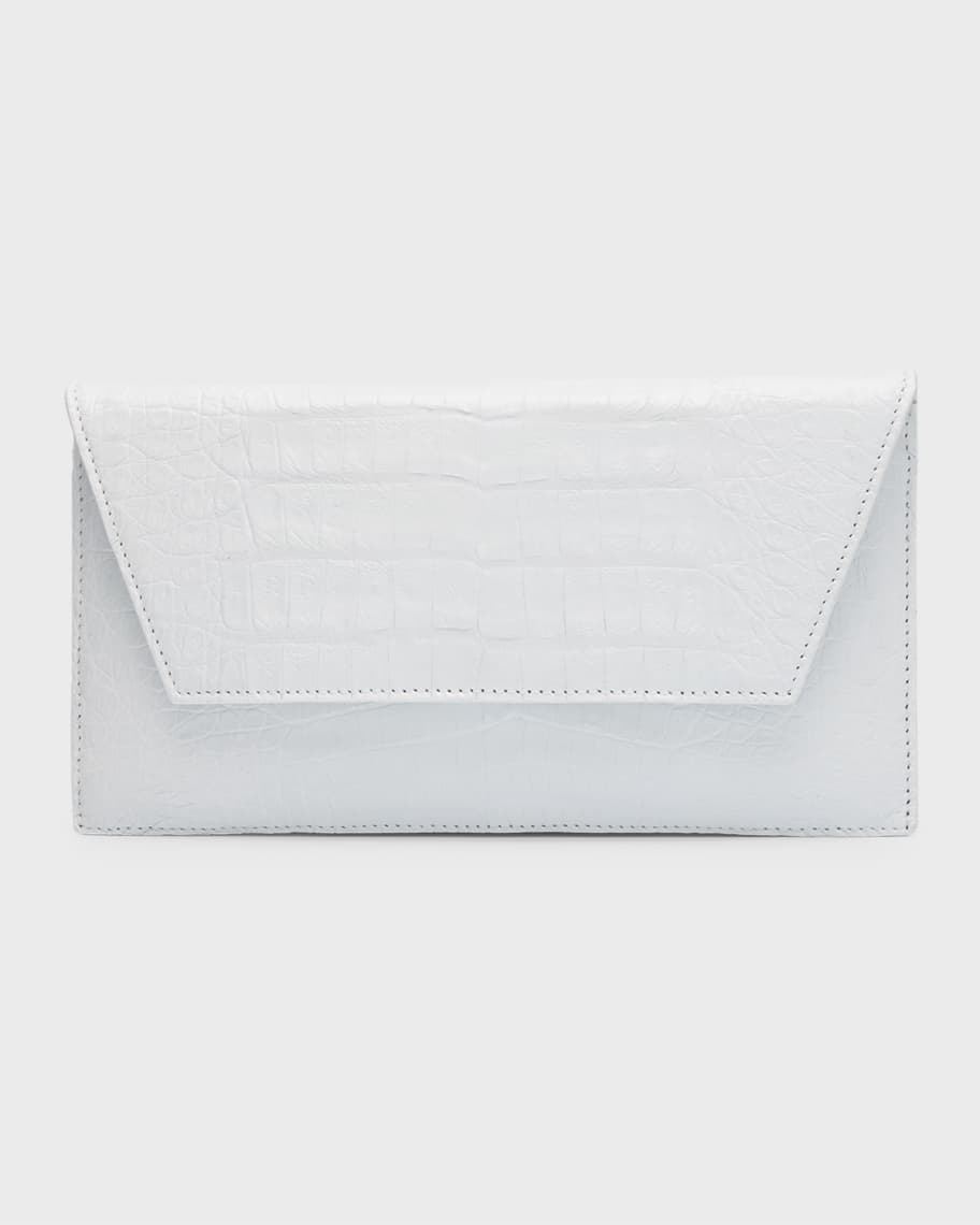 Image 1 of 6: Belen Crocodile Clutch Bag