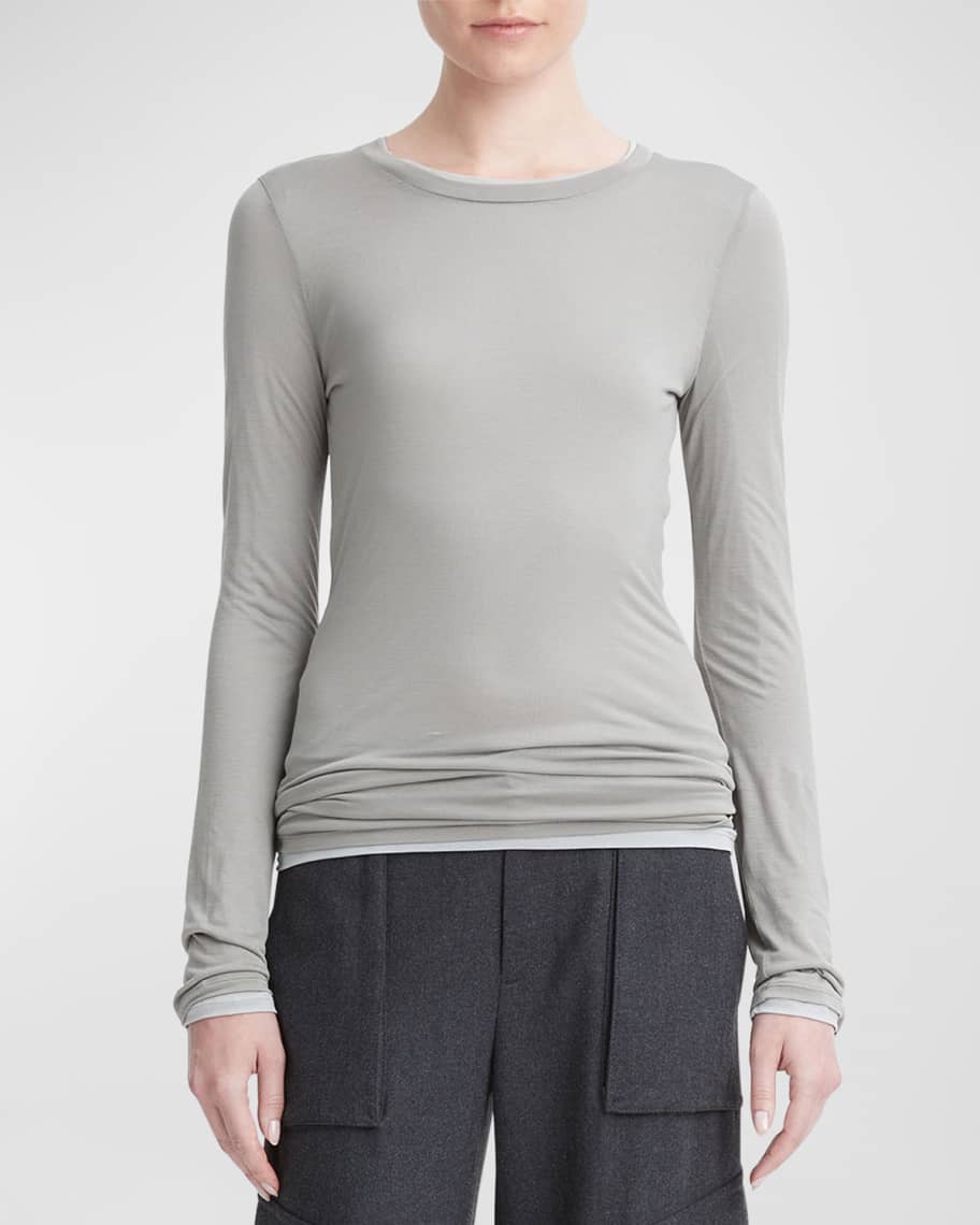 Vince double layer sweater new arrivals