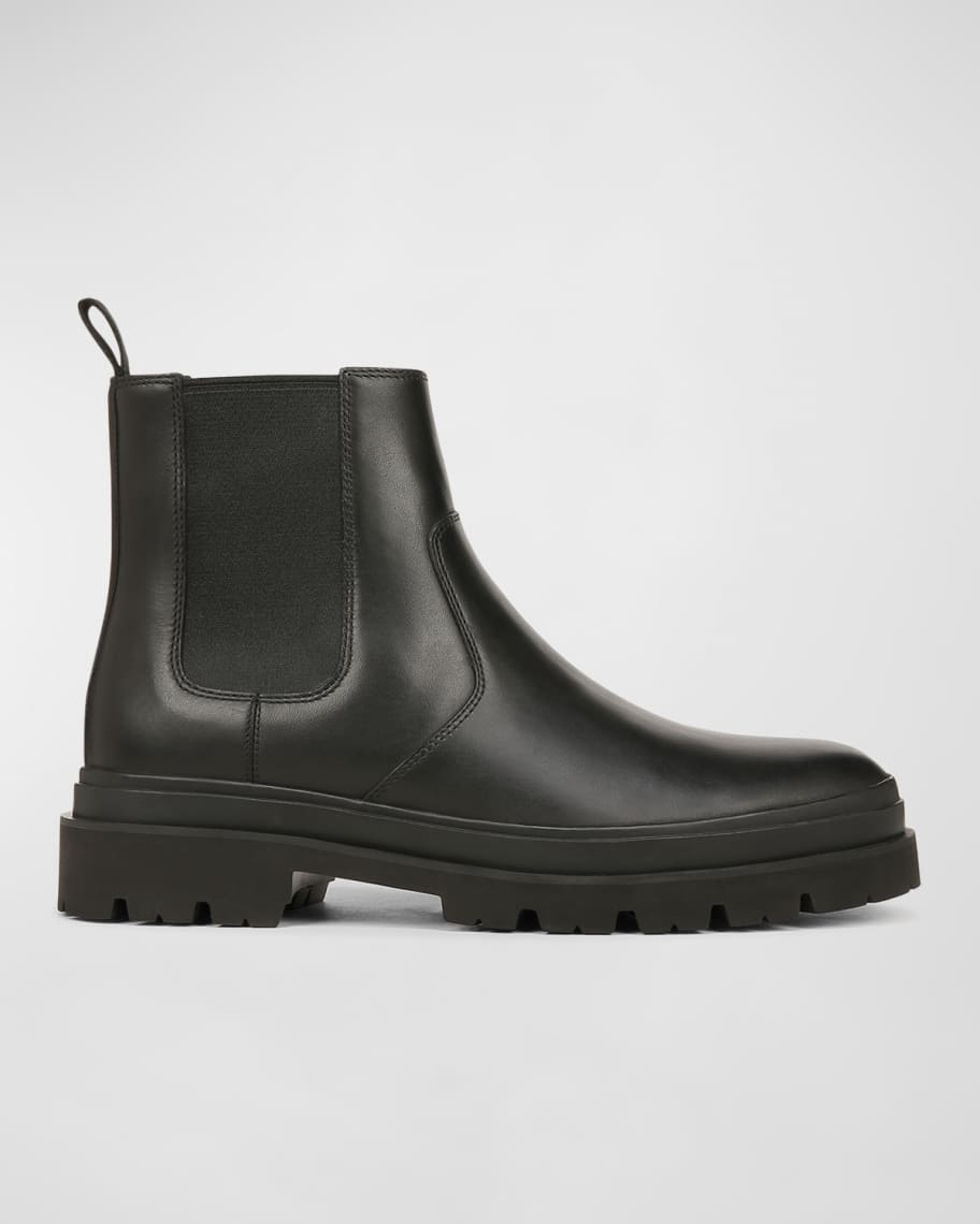 Vince Men's Reggio Leather Chelsea Boots | Neiman Marcus