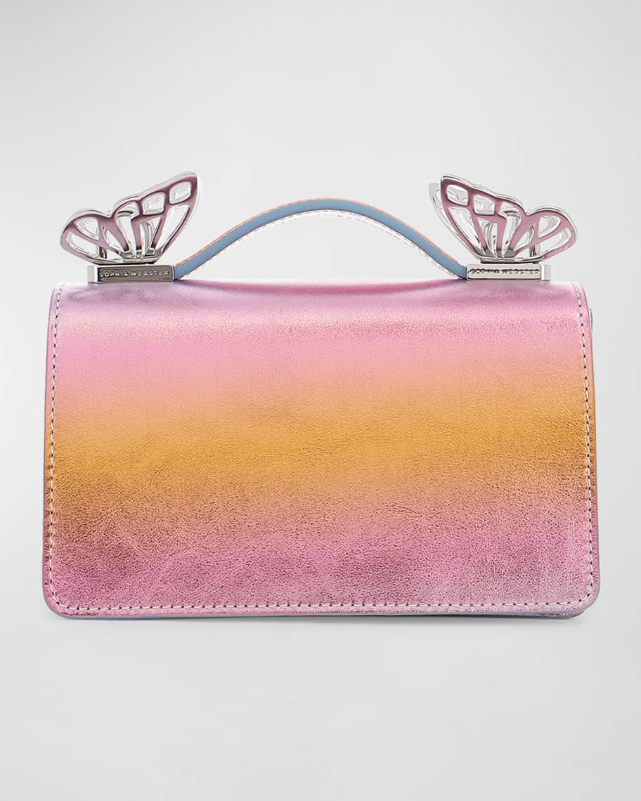 Image 1 of 6: Mariposa Mini Ombre Metallic Shoulder Bag